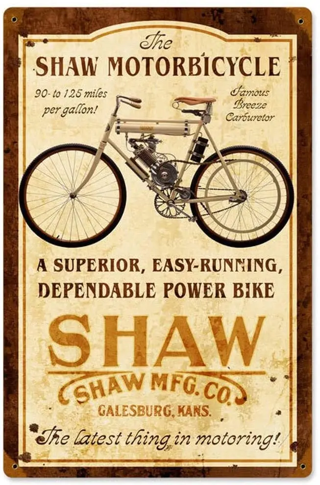 Losea Shaw Motorbike Metal Tin Sign Wall Art Decor for Living Room Vintage Art Coffee Bar Signs Home Decor Gifts Decoration
Losea Shaw Motorbike Metal Tin Sign Wall Art Decor for Living Room Vintage Art Coffee Bar Signs Home Decor Gifts Decoration