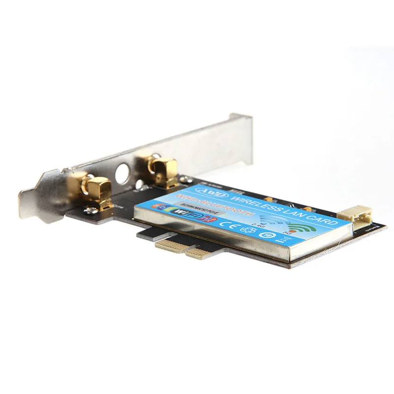 BT4.0 BCM94360CS2 PCI-E 867Mbps 802.11AC Dual Band Wifi PCI-Express Adapter Card
BT4.0 BCM94360CS2 PCI-E 867Mbps 802.11AC Dual Band Wifi PCI-Express Adapter Card