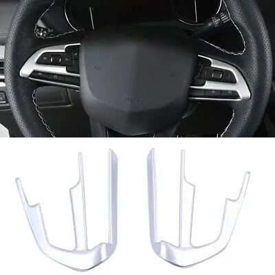 Accessories Matte Steering Wheel Button Cover Trim 2pcs For Cadillac CT4 2020 
Accessories Matte Steering Wheel Button Cover Trim 2pcs For Cadillac CT4 2020