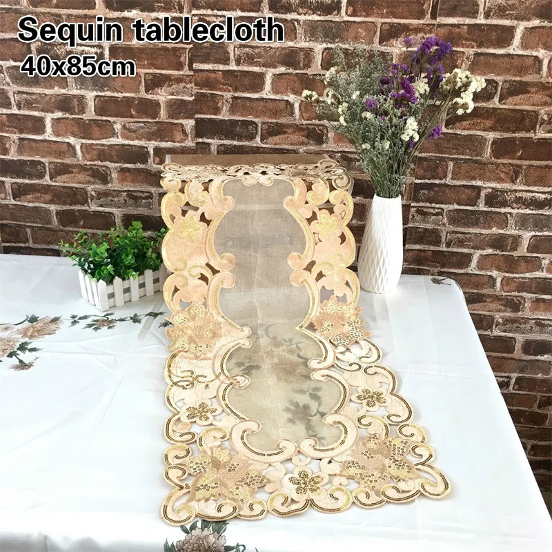 European Classical Lace Embroidered Sequins Border Khaki Tablecloth Rectangular Table Cloth Vase Antique Jewelry Tapete Nappe
European Classical Lace Embroidered Sequins Border Khaki Tablecloth Rectangular Table Cloth Vase Antique Jewelry Tapete Nappe