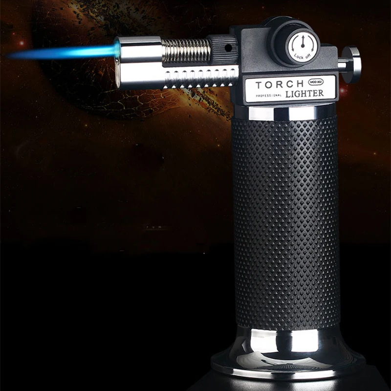 Gas Spray Gun Lighter Windproof Barbecue Kitchen Cooking Large Capacity Torch Turbine Lighter Jewelry Metal Welding Gifts Men
Gas Spray Gun Lighter Windproof Barbecue Kitchen Cooking Large Capacity Torch Turbine Lighter Jewelry Metal Welding Gifts Men