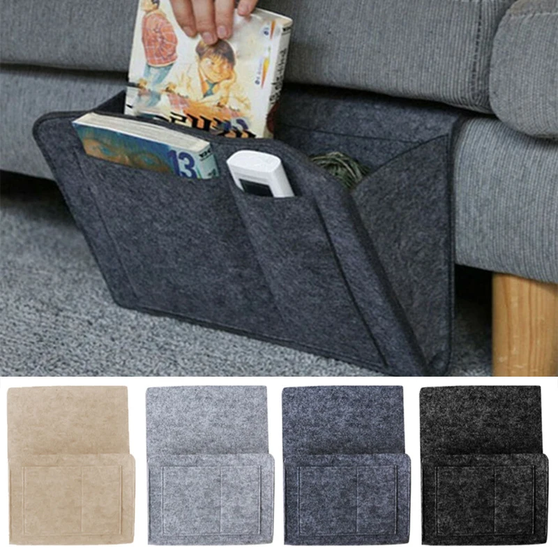Modern Felt Bedside Storage Bag Hanging Durable Book Felt Sofa Side Pouch Protable Pockets for Bedroom Living Room Organizer
Modern Felt Bedside Storage Bag Hanging Durable Book Felt Sofa Side Pouch Protable Pockets for Bedroom Living Room Organizer