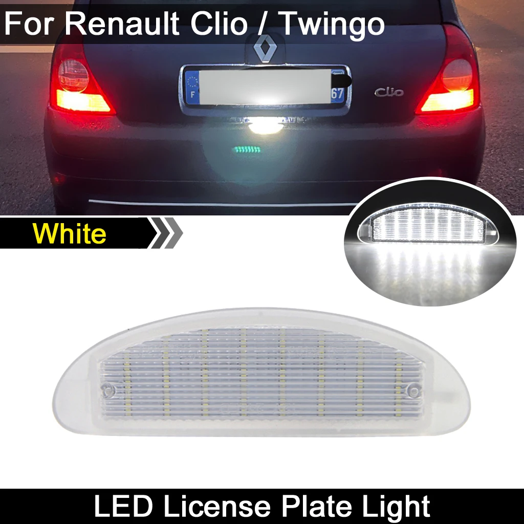 For Renault Clio 2 Twingo 1 Car Rear White LED license plate light number plate lamp
For Renault Clio 2 Twingo 1 Car Rear White LED license plate light number plate lamp