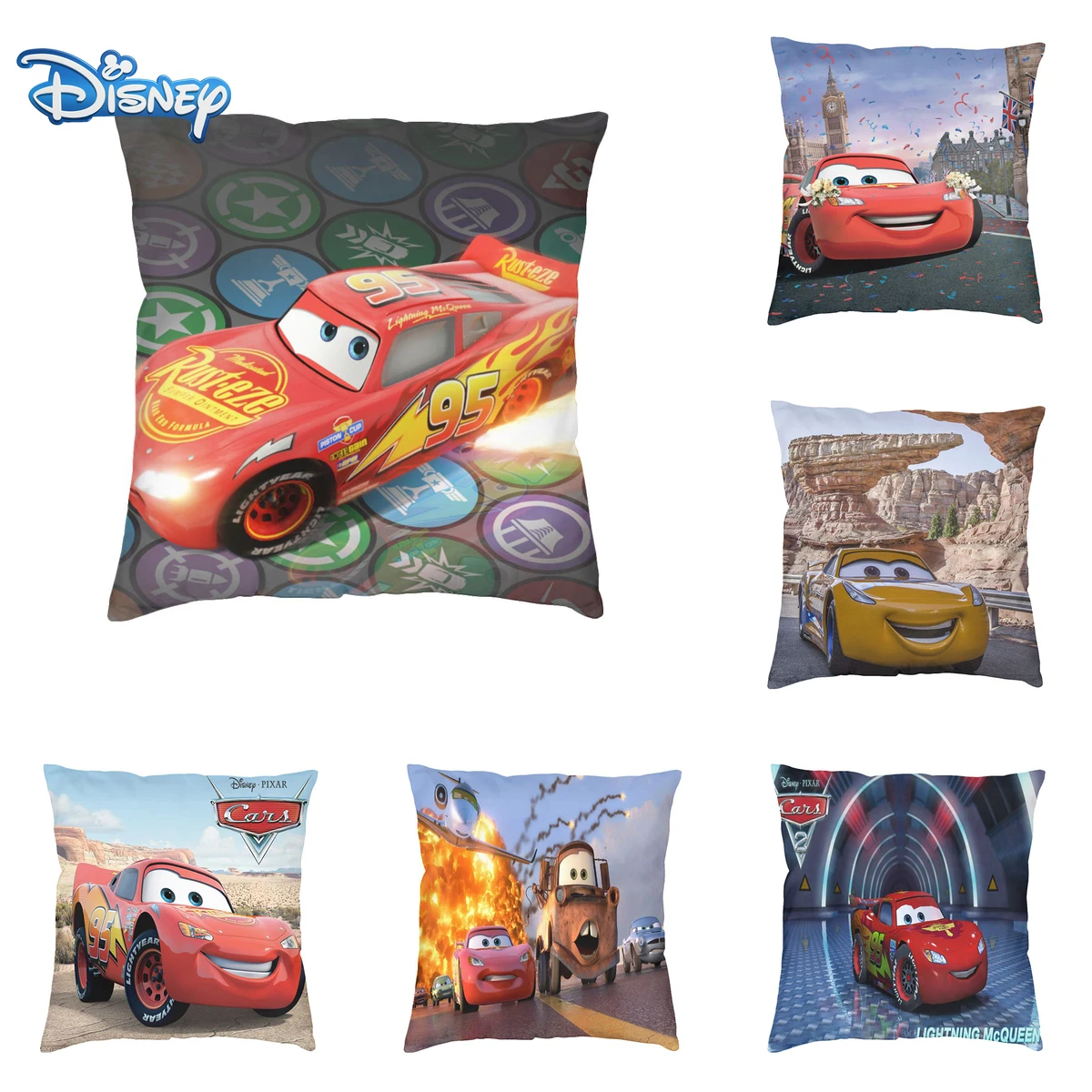 Disney Cartoon Cushion Cover Cars Lightning McQueen PillowCase Decorative/Nap Room Sofa Decorative pillows Baby Children Gift
Disney Cartoon Cushion Cover Cars Lightning McQueen PillowCase Decorative/Nap Room Sofa Decorative pillows Baby Children Gift