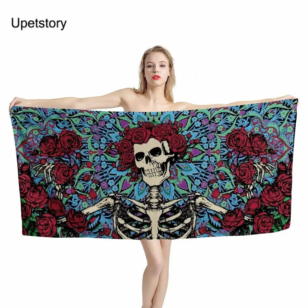 New Absorbent Floral Sugar Skull Bath Towel for Adult Soft Microfiber Beach Towel Drying Washcloth Swimwear Shower Blanket
New Absorbent Floral Sugar Skull Bath Towel for Adult Soft Microfiber Beach Towel Drying Washcloth Swimwear Shower Blanket