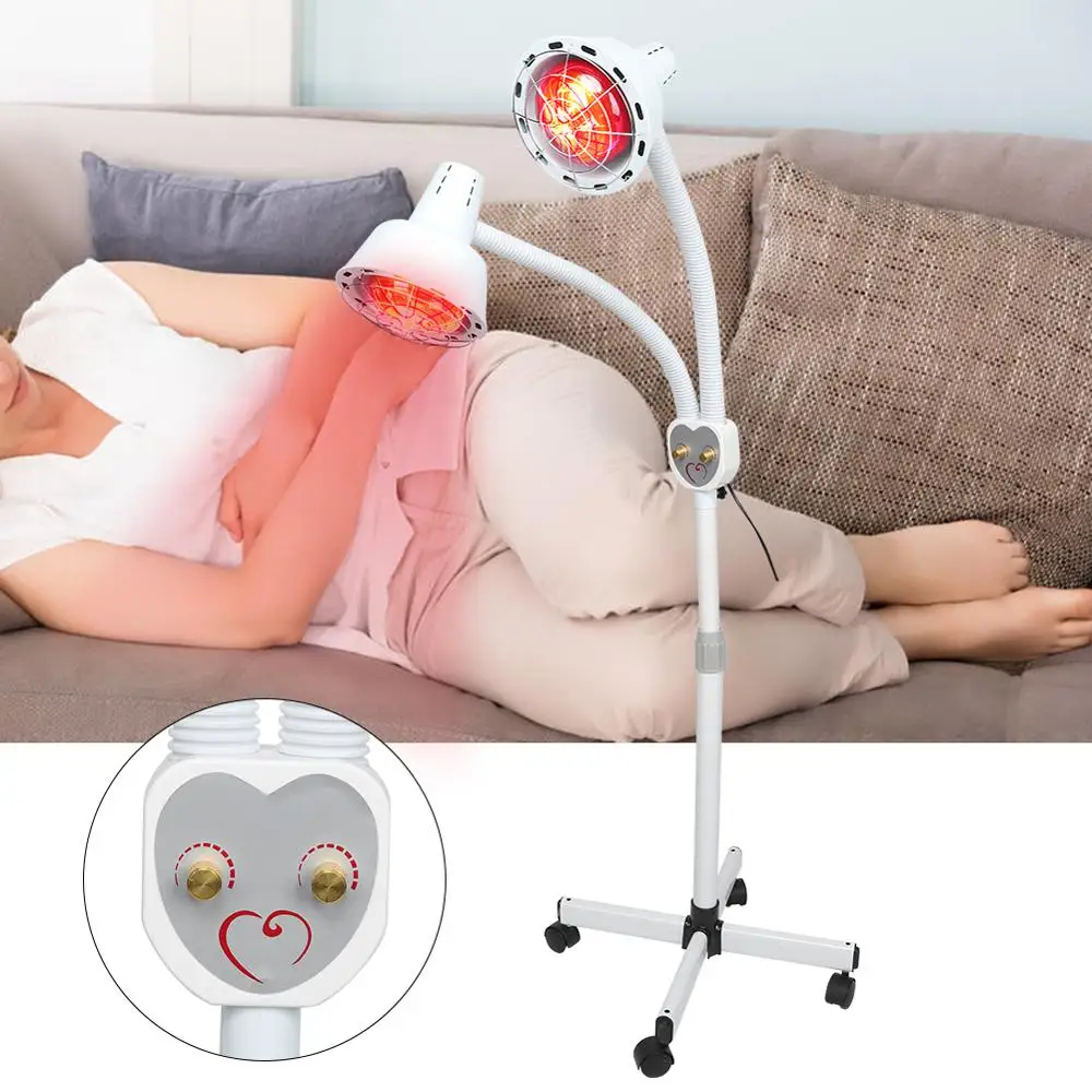 Double-head Electric Heating Treatment Lamp Warming Palace Relieve Cold Pain Movable Beauty Salon Landing Heating Lamp Household
Double-head Electric Heating Treatment Lamp Warming Palace Relieve Cold Pain Movable Beauty Salon Landing Heating Lamp Household
