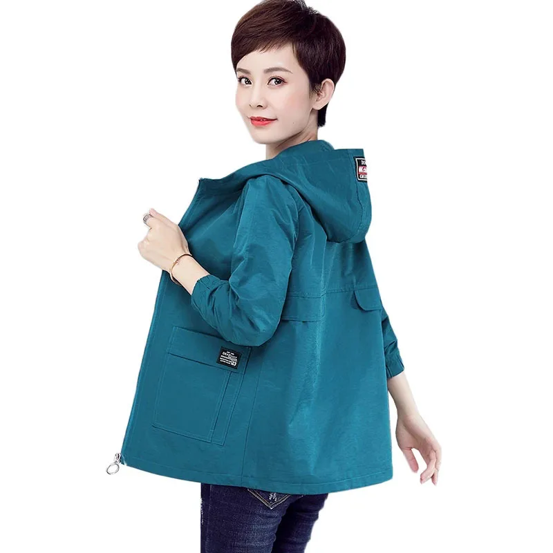Plus Size Spring Autumn Women Trench Coat Outerwear Casual Elegant Tops Female Korean Short Loose Windbreaker Overcoat R683
Plus Size Spring Autumn Women Trench Coat Outerwear Casual Elegant Tops Female Korean Short Loose Windbreaker Overcoat R683