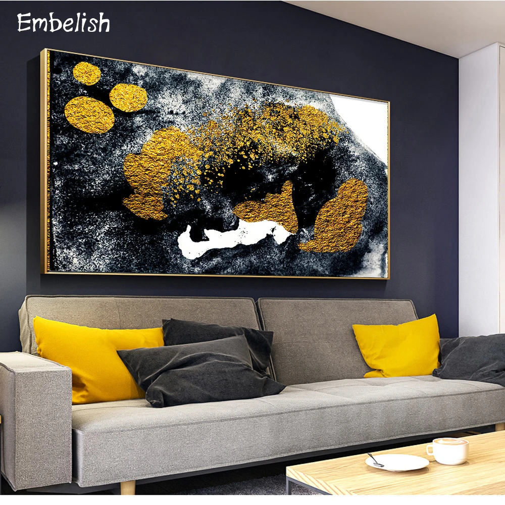 1 Pieces Fashion Nordic Fashion Wall Pictures For Living Room Golden Paints Modern Home Decor Posters HD Print Canvas Paintings
1 Pieces Fashion Nordic Fashion Wall Pictures For Living Room Golden Paints Modern Home Decor Posters HD Print Canvas Paintings