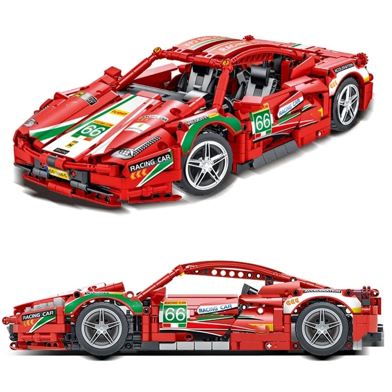 458 Супер гоночный автомобиль, модель 1:14, строительные блоки, электрический пульт дистанционного управления, 1328 шт., развивающая игрушка, под...
458 Супер гоночный автомобиль, модель 1:14, строительные блоки, электрический пульт дистанционного управления, 1328 шт., развивающая игрушка, под...