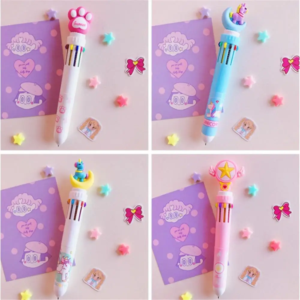 Japanese Cute Color Ballpoint Pens Cartoon Student Office Tools Multifunctional Hand Writing Ten Color Pen Note Pens For Girls
Japanese Cute Color Ballpoint Pens Cartoon Student Office Tools Multifunctional Hand Writing Ten Color Pen Note Pens For Girls