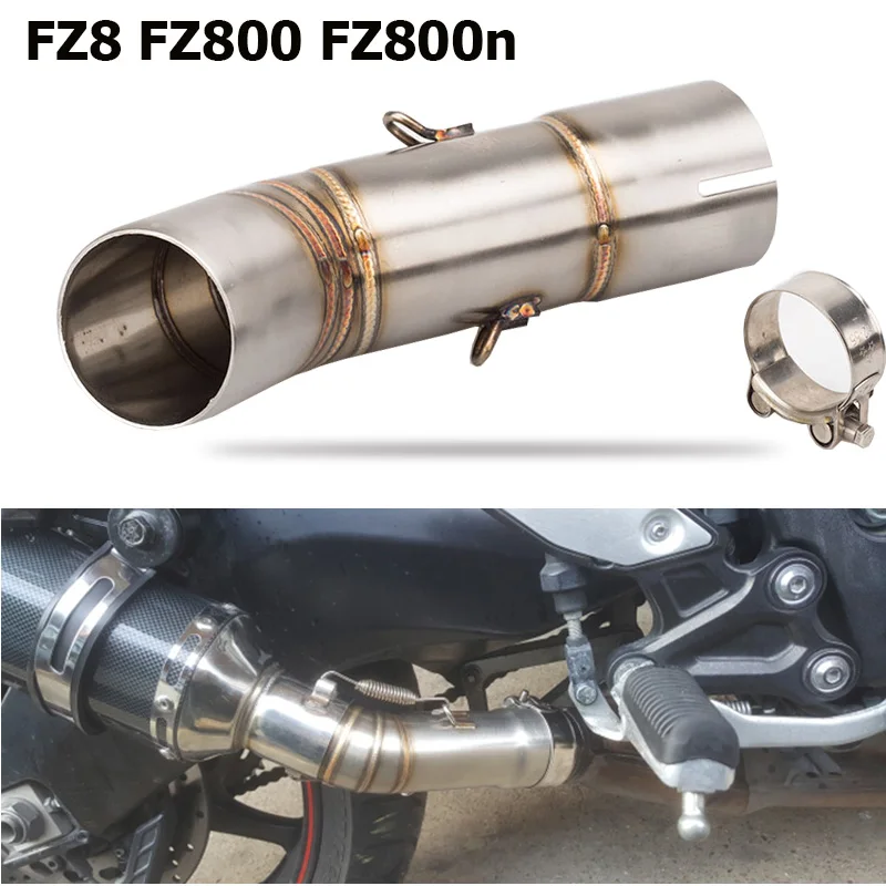 Соединительная труба для глушителя из нержавеющей стали Fazer FZ8/FZ 8 FZ8N FZ8S/F Z8 S |