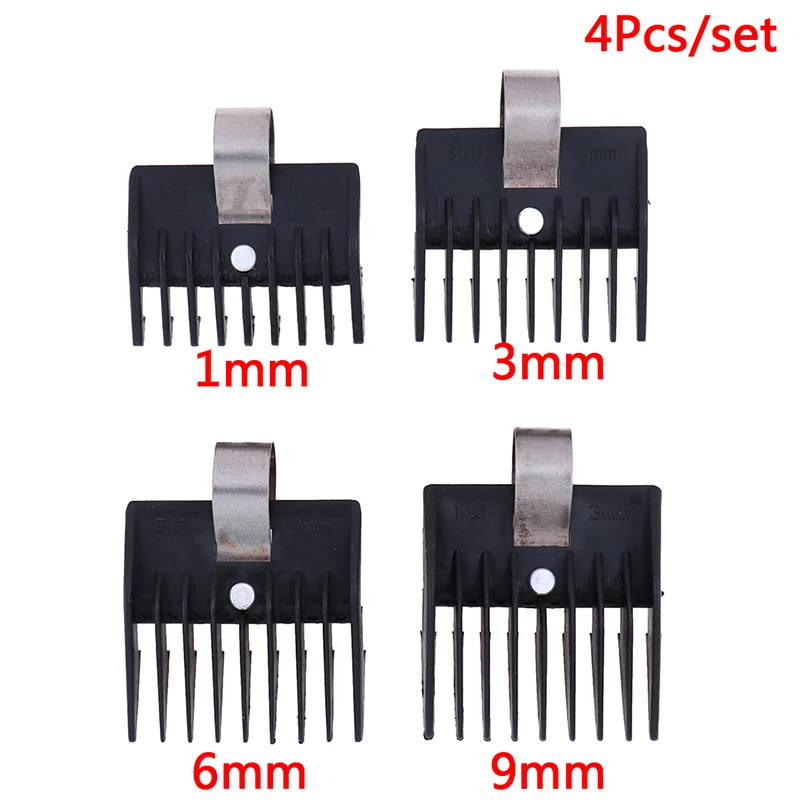 4pcs/set 1/3/6/9mm Hair Clipper Limit Comb Guide Attachment Size Barber Replacement Hair Styler tools
4pcs/set 1/3/6/9mm Hair Clipper Limit Comb Guide Attachment Size Barber Replacement Hair Styler tools