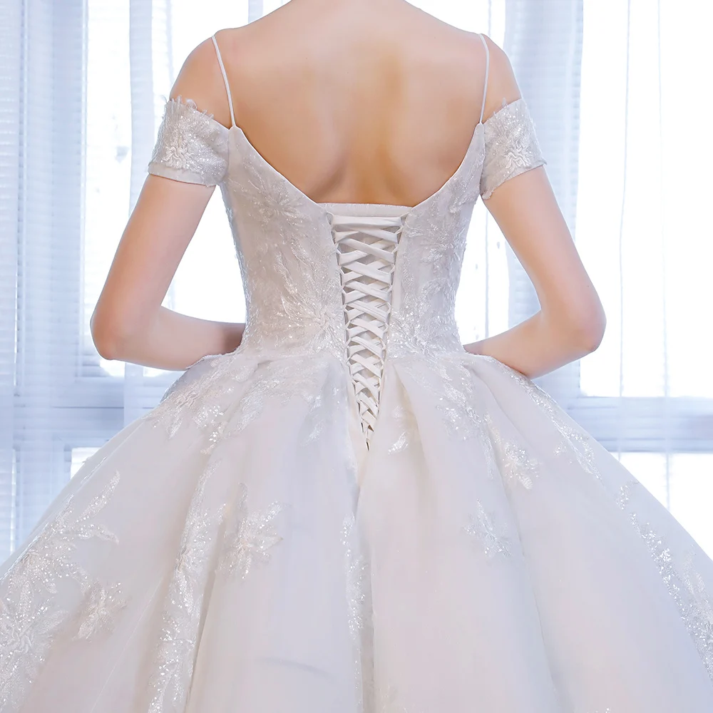 9023 wedding dress 2020 vestido de festa de casamento crystals lace vestido de novia con mangas luxury
9023 wedding dress 2020 vestido de festa de casamento crystals lace vestido de novia con mangas luxury