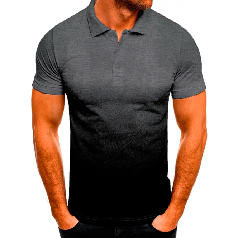 2020 Summer New Polo Mens Gradient Golf Tennis Shirt polo Mens Turn-Down Collar Shirts Plus Size 5XL Cotton Short Sleeve Tee Top
2020 Summer New Polo Mens Gradient Golf Tennis Shirt polo Mens Turn-Down Collar Shirts Plus Size 5XL Cotton Short Sleeve Tee Top