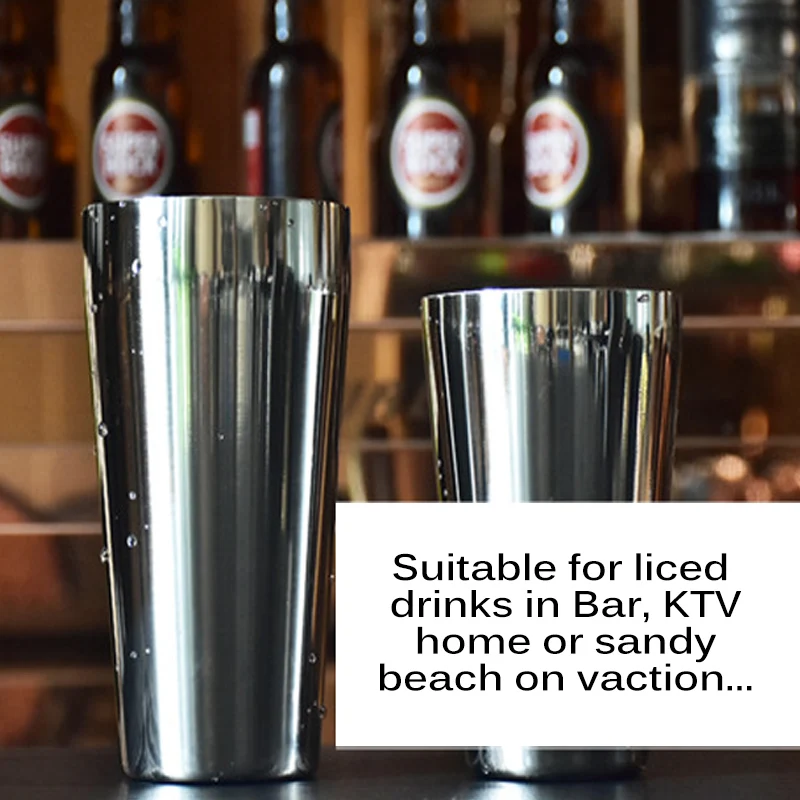 9pcs Stainless Steel Cocktail Shaker Set Drinks Strainer Bottle Opener Maker Mixer Spoon Measure Cup Bar Bartender Tool Kit 
9pcs Stainless Steel Cocktail Shaker Set Drinks Strainer Bottle Opener Maker Mixer Spoon Measure Cup Bar Bartender Tool Kit