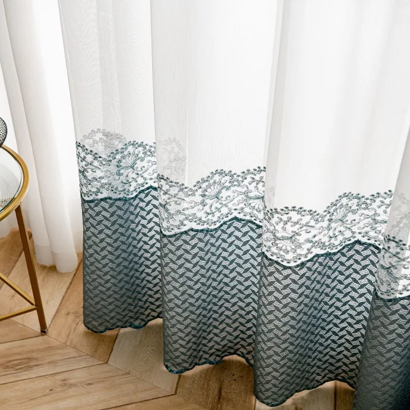 Morden Luxury Imitation Silk Curtains 3D Embossed Embroidery with floral Luxury White Tulle Curtain For Living Room Bedroom ZH03
Morden Luxury Imitation Silk Curtains 3D Embossed Embroidery with floral Luxury White Tulle Curtain For Living Room Bedroom ZH03