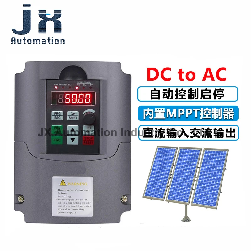 Solar Water Pump Vector Inverter 9100-1T-00150D Single Phase 220V 1.5KW Frequency Converter for Photovoltaic Water Pump
Solar Water Pump Vector Inverter 9100-1T-00150D Single Phase 220V 1.5KW Frequency Converter for Photovoltaic Water Pump