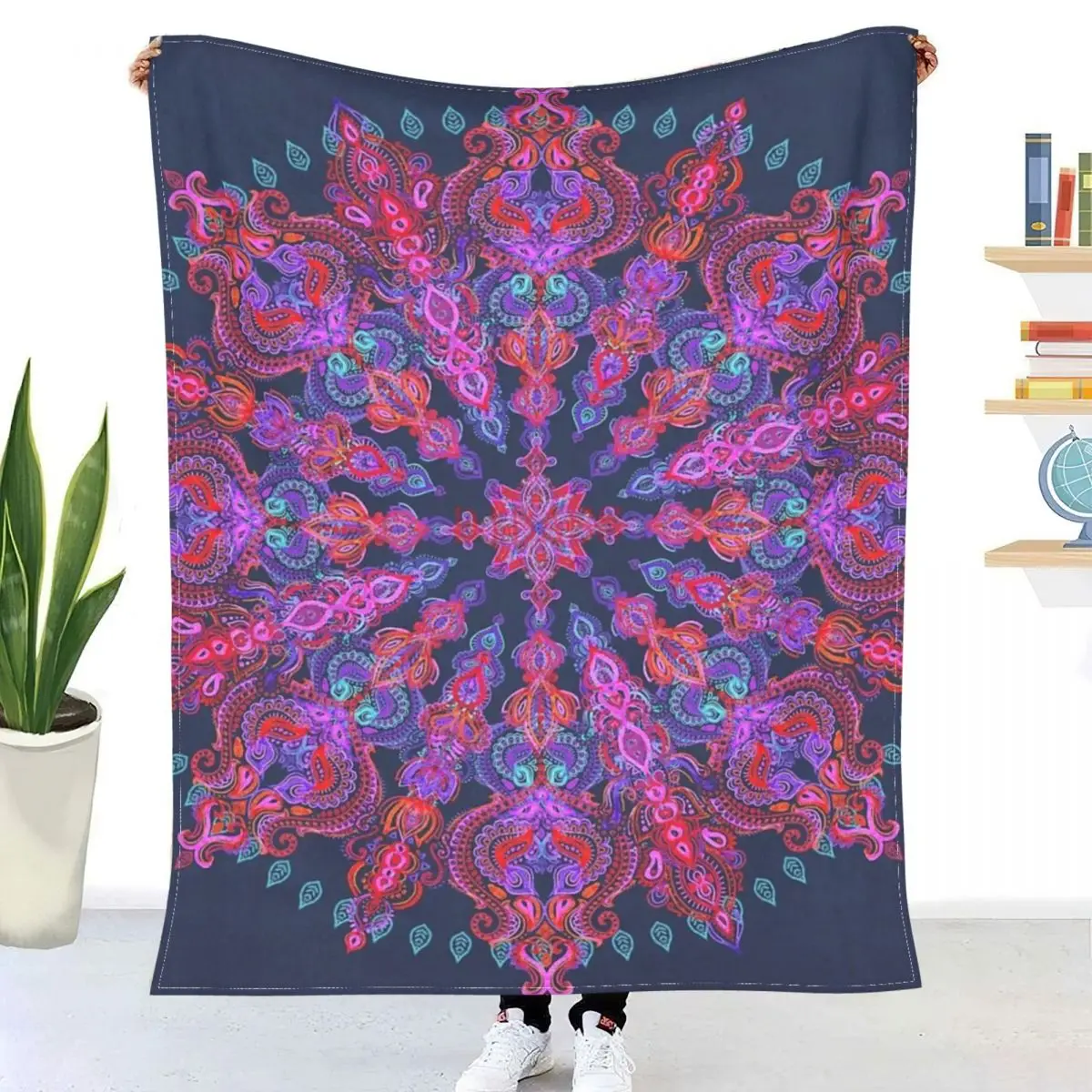 Bohemian 3D Printed Flannel Throw Blanket,Super Warm Quilt Throw Blankets for Bedding Travel Bedding 
Bohemian 3D Printed Flannel Throw Blanket,Super Warm Quilt Throw Blankets for Bedding Travel Bedding