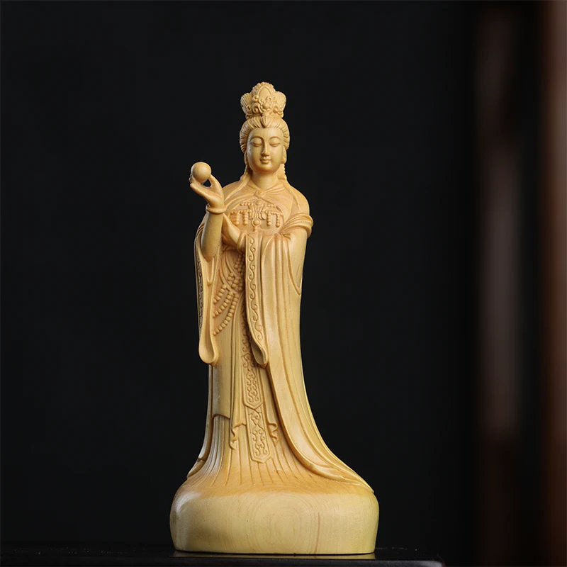 Boxwood 12cm Mazu Sculpture Wood Carving Sea Goddess Statue Figure Buddha Worship Feng Shui Ma Zu Home Decor
Boxwood 12cm Mazu Sculpture Wood Carving Sea Goddess Statue Figure Buddha Worship Feng Shui Ma Zu Home Decor