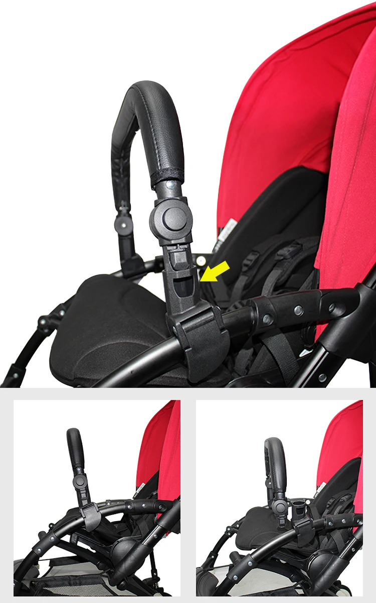 Подлокотник для детской коляски Bugaboo Bee5 кожаный бампер передний подлокотник