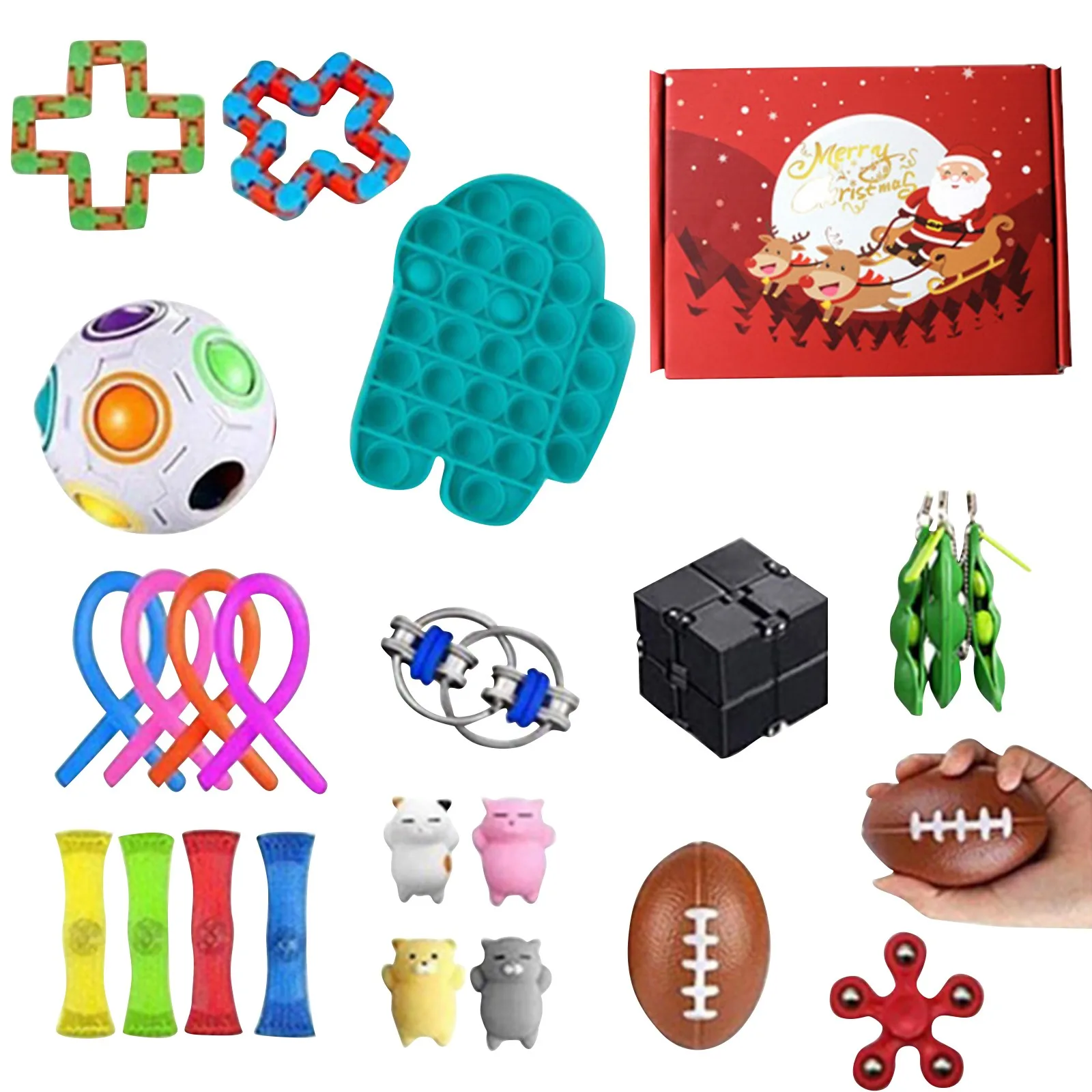 Fidget Sensory Toy Stress Anxiety Relief Autism Toys Set Push Kit Bubble Fidget Sensory Toys For Kids Adults Decompression Gift
Fidget Sensory Toy Stress Anxiety Relief Autism Toys Set Push Kit Bubble Fidget Sensory Toys For Kids Adults Decompression Gift