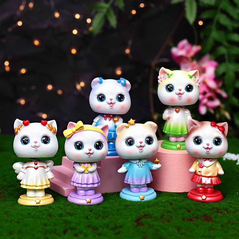 Blind box toy cute cartoon star show cat series Caja Ciega creative kawaii cute doll hand-made gift decoration mystery box
Blind box toy cute cartoon star show cat series Caja Ciega creative kawaii cute doll hand-made gift decoration mystery box