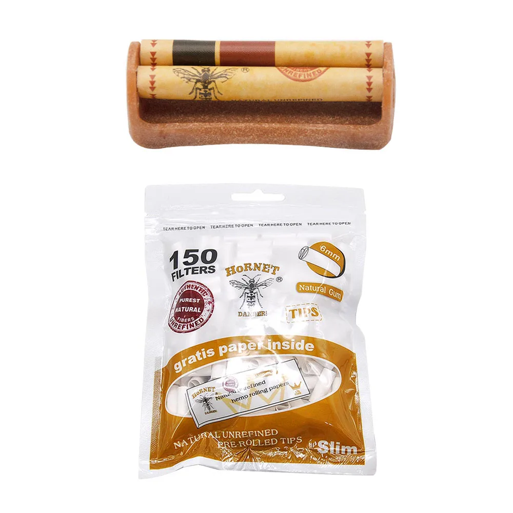 HORNET Manual Herb Roller Hand Cigarette Rolling Machine Tool Tobacco Rolling Machine+150PCS Per Rolled Rolling Filter Tips
HORNET Manual Herb Roller Hand Cigarette Rolling Machine Tool Tobacco Rolling Machine+150PCS Per Rolled Rolling Filter Tips