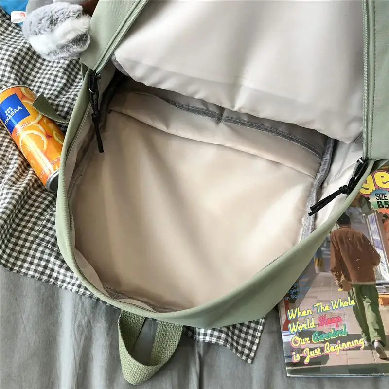 Korean Large capacity Lovely girl Backpack Nylon waterproof Fashionable Women Schoolbag Japanese Multiple pockets Travel bag New
Korean Large capacity Lovely girl Backpack Nylon waterproof Fashionable Women Schoolbag Japanese Multiple pockets Travel bag New
