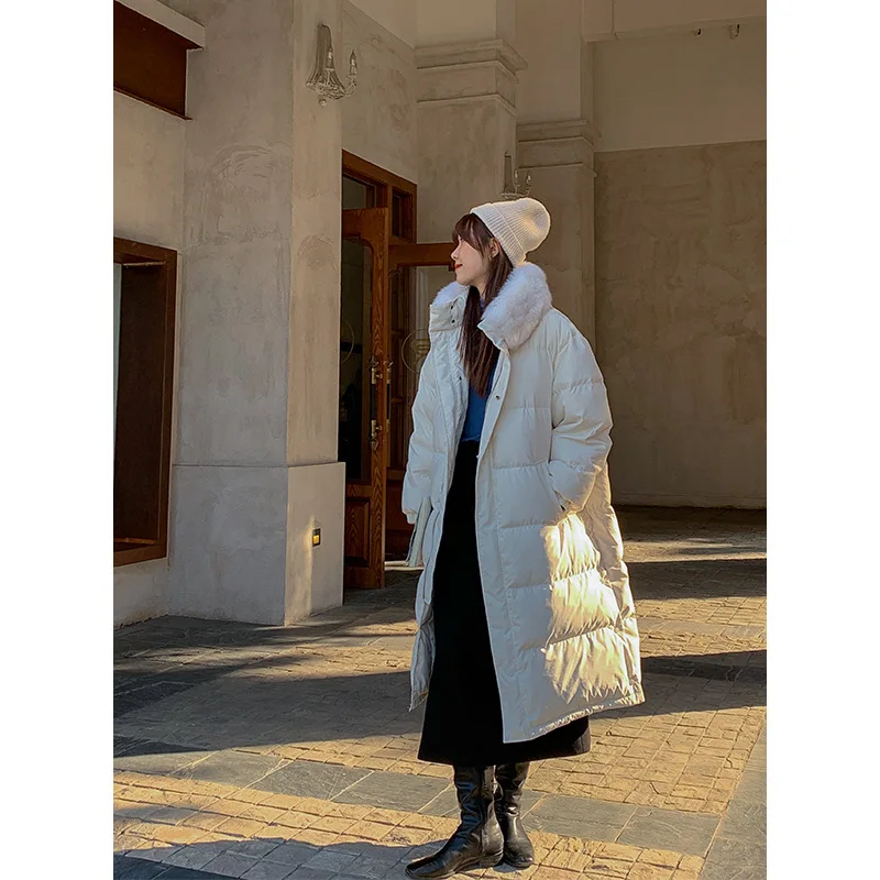2021 Winter New Product Temperament Korean Mid-length Loose and Warm White Duck Down Jacket Women
2021 Winter New Product Temperament Korean Mid-length Loose and Warm White Duck Down Jacket Women