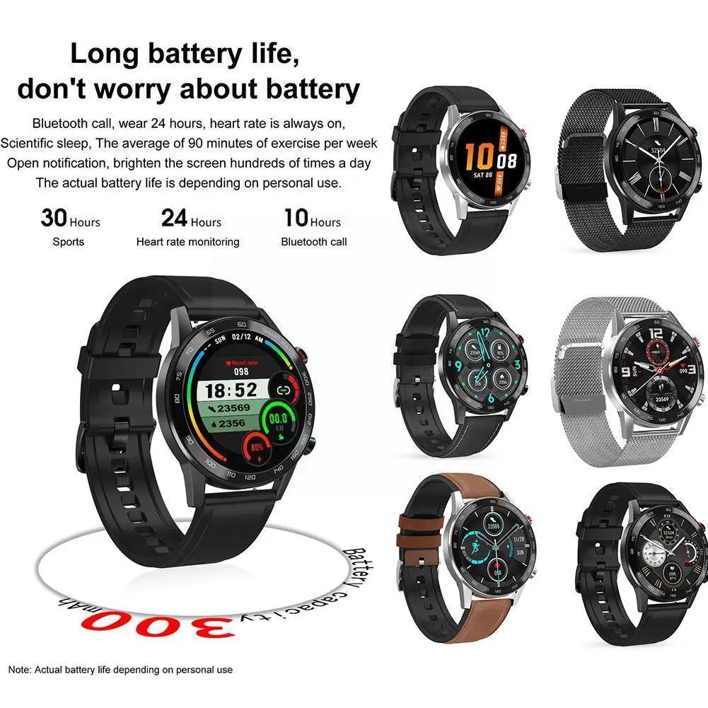 DT95 SmartWatch IP68 Waterproof Bluetooth Call ECG Sleep Rate Tracker Monit 1.3inch Android Smartwatch Heat Fitness For iOS W1E7
DT95 SmartWatch IP68 Waterproof Bluetooth Call ECG Sleep Rate Tracker Monit 1.3inch Android Smartwatch Heat Fitness For iOS W1E7