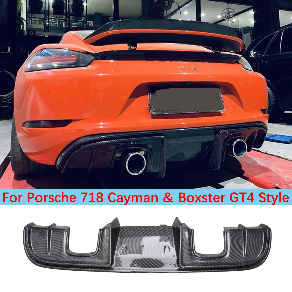 GT4 Style Carbon Fiber Rear Bumper Lip Diffuser Spoiler for Porsche 718 Boxster Cayman 2017 UP Car Styling
GT4 Style Carbon Fiber Rear Bumper Lip Diffuser Spoiler for Porsche 718 Boxster Cayman 2017 UP Car Styling