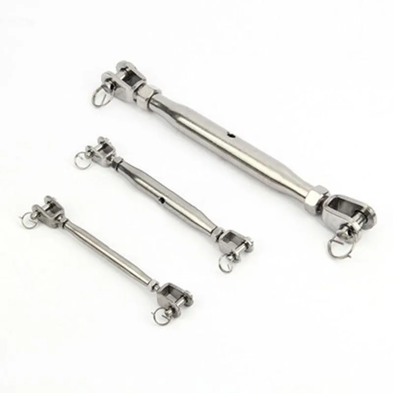 M5 M6 M8 Stainless Steel 304 Turnbuckle Rigging Screw Closed Body Jaw Jaw Turnbuckle Portable For Steel Wire Rope Chain
M5 M6 M8 Stainless Steel 304 Turnbuckle Rigging Screw Closed Body Jaw Jaw Turnbuckle Portable For Steel Wire Rope Chain