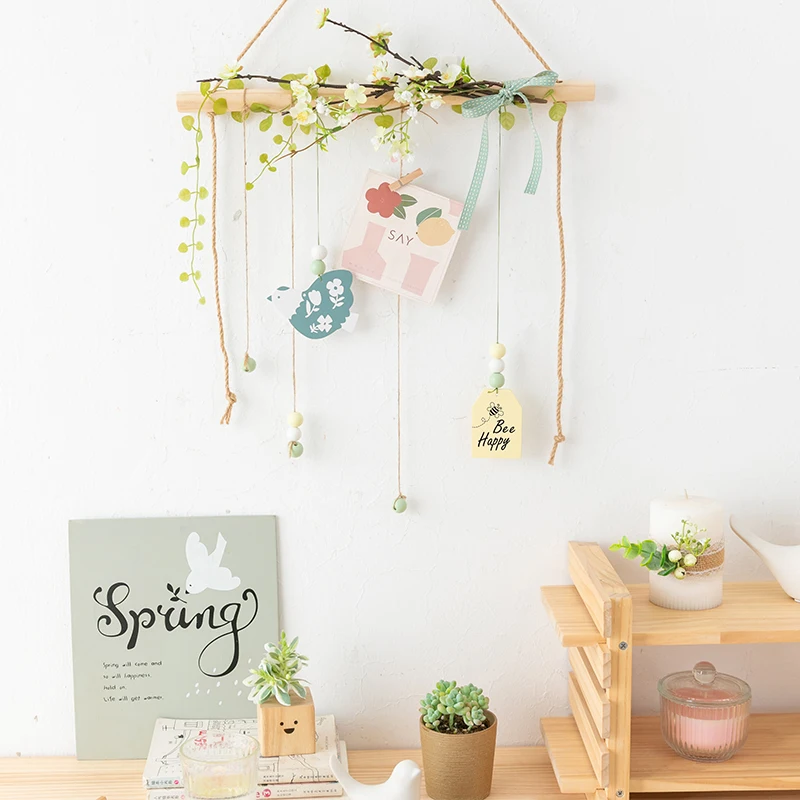 Green plants on the wall decorate the bedroom bedside kindergarten background wall layout wall Pendant
Green plants on the wall decorate the bedroom bedside kindergarten background wall layout wall Pendant