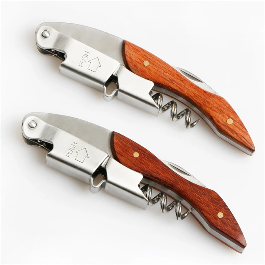 240 pcs Wood Handle Professional Red Wine Opener Multifunction Sommelier Waiter's Corkscrew Beer Bottle Opener Wholesale
240 pcs Wood Handle Professional Red Wine Opener Multifunction Sommelier Waiter's Corkscrew Beer Bottle Opener Wholesale