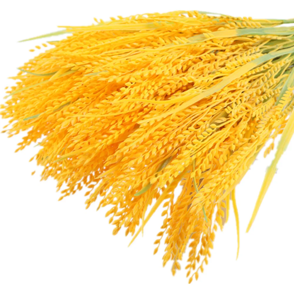 1pcs Multi-forked Golden Wheat Ear Simulation Plant Flower Arrangement Home Wedding Party Ceremony Decoration Shop Decoration
1pcs Multi-forked Golden Wheat Ear Simulation Plant Flower Arrangement Home Wedding Party Ceremony Decoration Shop Decoration