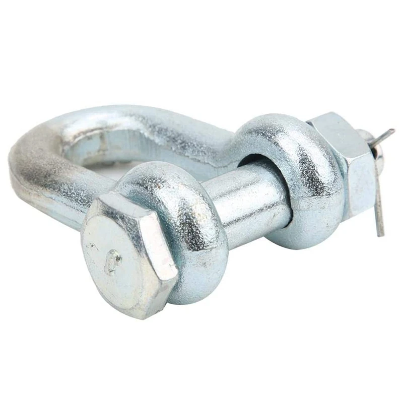 U-Ring Shackle Shaped Shackle Hook Galvanized High-Performance Bow Made of Alloy Steel with Horseshoe Buckle Nut
U-Ring Shackle Shaped Shackle Hook Galvanized High-Performance Bow Made of Alloy Steel with Horseshoe Buckle Nut