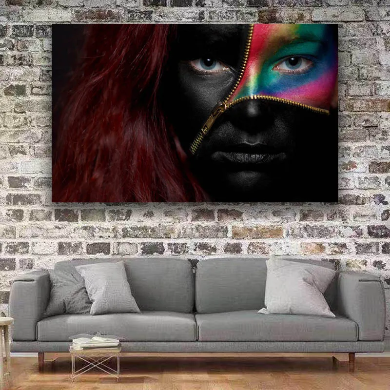 Black yellow colorful zipper girl Wall Art Canvas Prints Modern Pop Art Posters And Prints Portrait Pictures Home Decor
Black yellow colorful zipper girl Wall Art Canvas Prints Modern Pop Art Posters And Prints Portrait Pictures Home Decor
