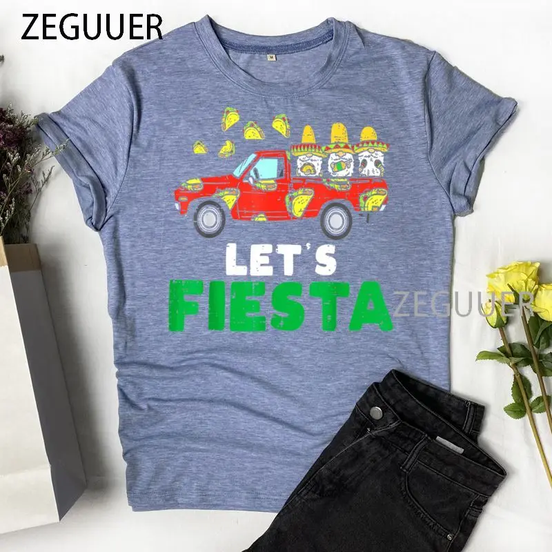 Taco Truck Lets Fiesta Cinco De Mayo Woman's T Shirts 2021 Summer Gothic Funny Print Unisex T-Shirt Harajuku Ulzzang O-Neck Top
Taco Truck Lets Fiesta Cinco De Mayo Woman's T Shirts 2021 Summer Gothic Funny Print Unisex T-Shirt Harajuku Ulzzang O-Neck Top