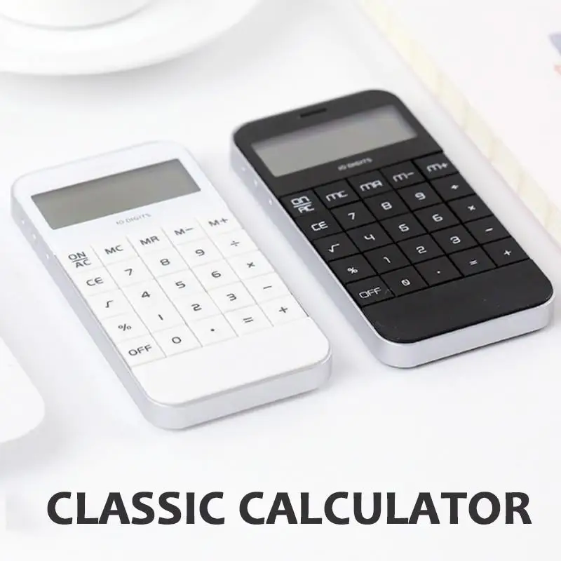 Arithmetic Calculator Smart Phone Style 10digits Display Pocket Electronic Calculator Stationery Calculators Portable Stationery
Arithmetic Calculator Smart Phone Style 10digits Display Pocket Electronic Calculator Stationery Calculators Portable Stationery