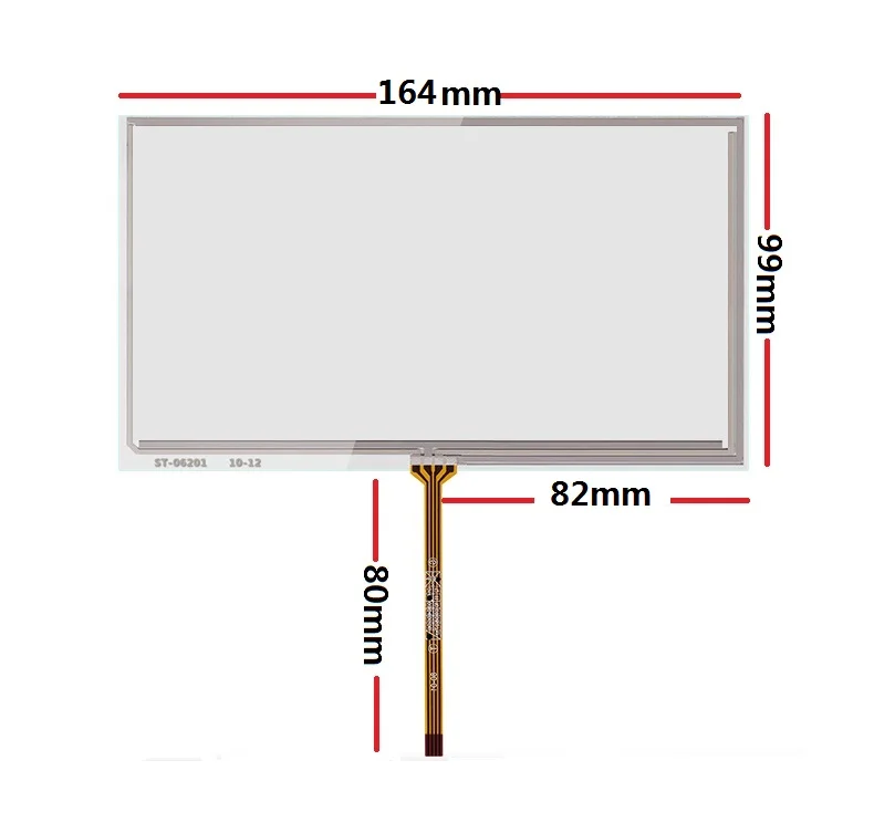 

New 7-inch touch screen 164*99mm is suitable for AT070TN94 90 92 HSD070IDW1 D00 E11 industrial handwriting screen
