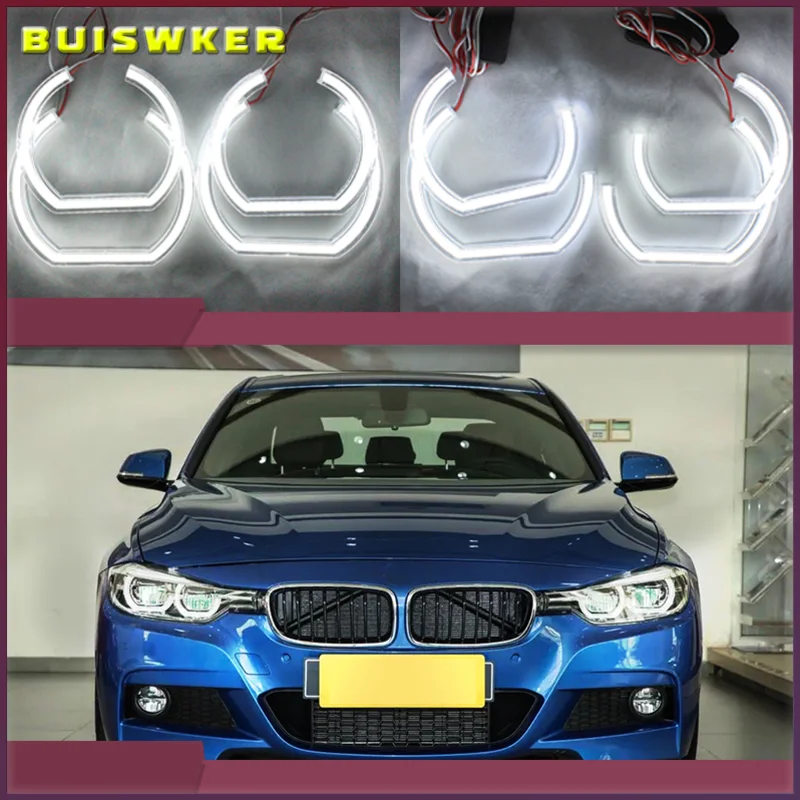 

For BMW 5 SERIES E39 525i 528i 530i 540i 1997-2003 DTM M4 Style Ultra bright led Angel Eyes DRL halo rings Retrofit Accessories