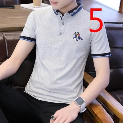 T-shirt male Korean version of the self-cultivation personality short-sleeved thin section on the clothes men spring and summer
T-shirt male Korean version of the self-cultivation personality short-sleeved thin section on the clothes men spring and summer