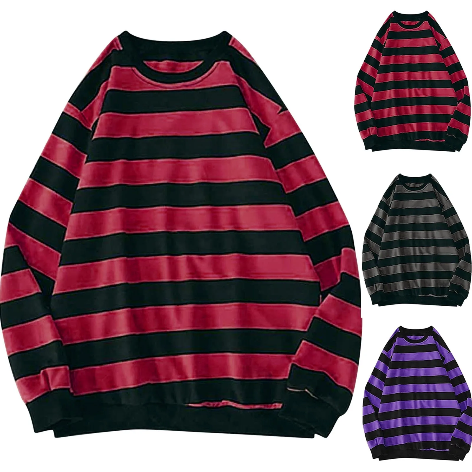 genshin impact Hoodies Women's O-Neck Stripe Loose Casual Fashion Long Sleeve Hoodie T-shirt Tops Oversized hoodie толстовка жен
genshin impact Hoodies Women's O-Neck Stripe Loose Casual Fashion Long Sleeve Hoodie T-shirt Tops Oversized hoodie толстовка жен