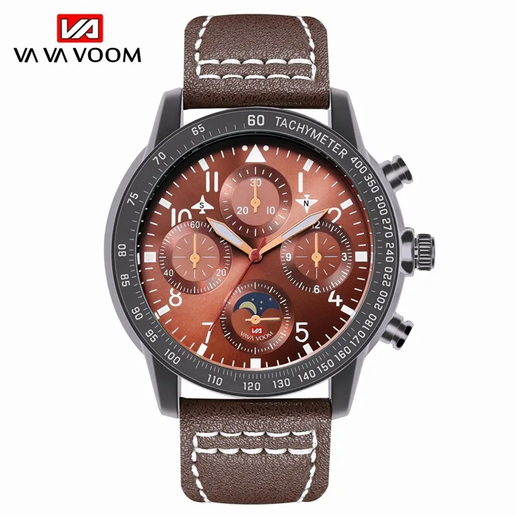 VAVA VOOM men's pilot sports multifunctional water meter wind speed fashion watch belt watch
VAVA VOOM men's pilot sports multifunctional water meter wind speed fashion watch belt watch