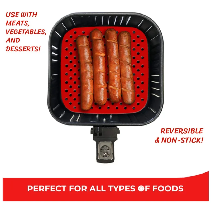 2021 Silica gel air fryer liner air fryer pad air fryer silicone accessories pad 
2021 Silica gel air fryer liner air fryer pad air fryer silicone accessories pad