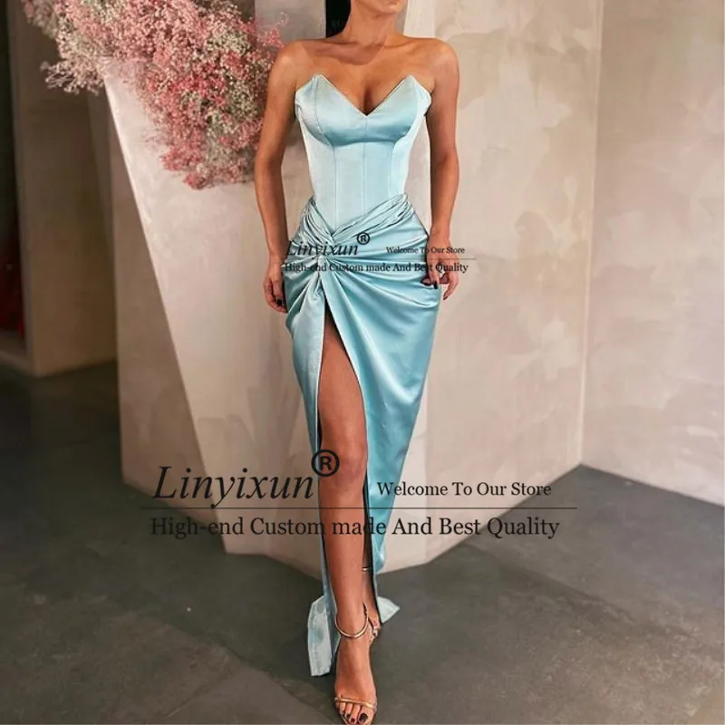 Vestidos De Fiesta Sweetheart Evening Dress Long 2021 Mermaid Side Split Robe De Soiree Dresses Woman Prom Dresses Custom Made
Vestidos De Fiesta Sweetheart Evening Dress Long 2021 Mermaid Side Split Robe De Soiree Dresses Woman Prom Dresses Custom Made
