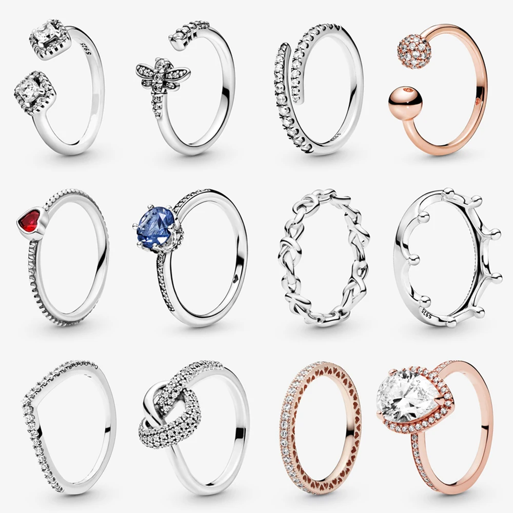 2021 Jewelry For Women 100% 925 Sterling Silver Making Fit Original Femme Accessories Luxury Rose Gold Ring DIY Designer Gifts
2021 Jewelry For Women 100% 925 Sterling Silver Making Fit Original Femme Accessories Luxury Rose Gold Ring DIY Designer Gifts