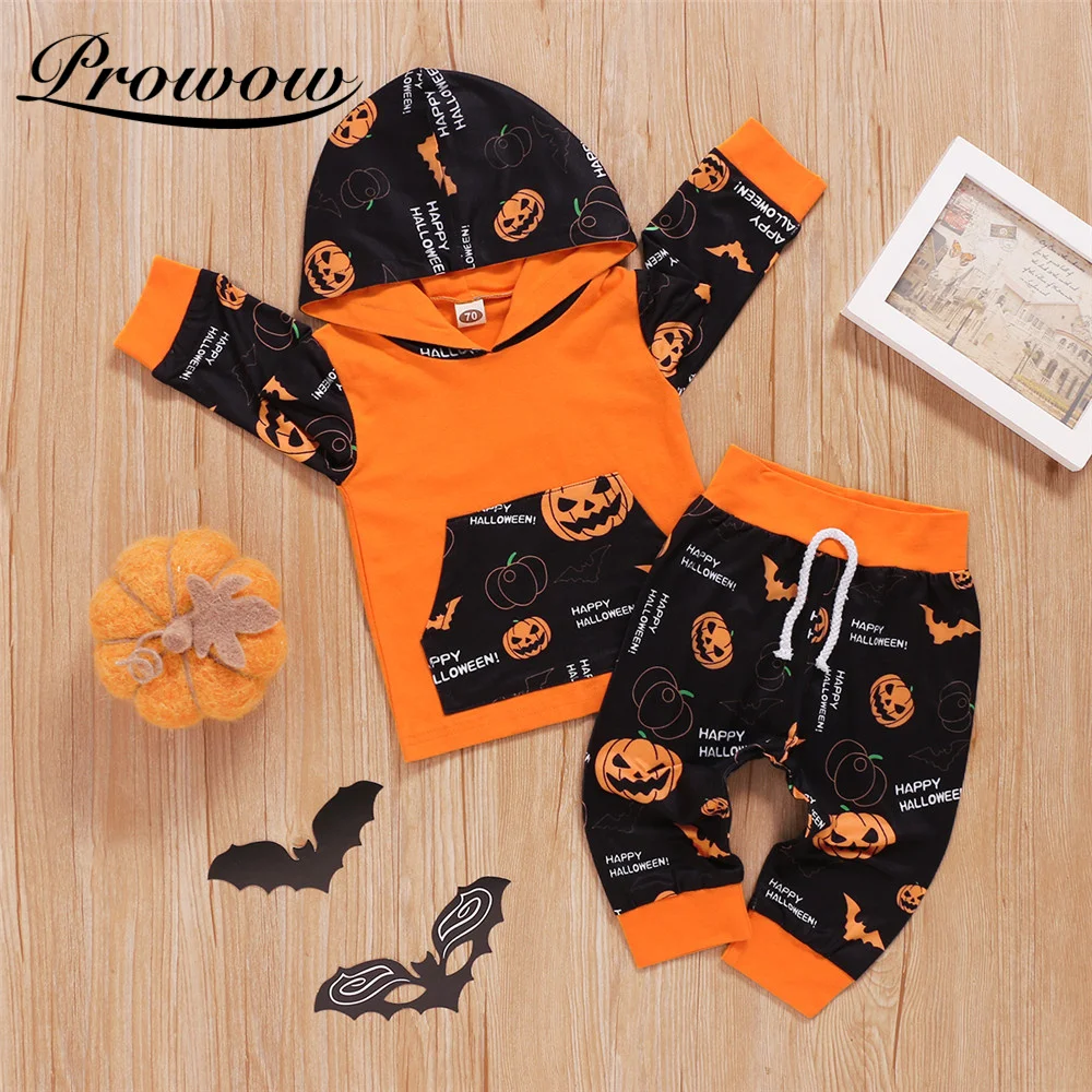 Prowow Kids Boys Clothing Festival Baby Halloween Clothes Set Pumpkin Grimace Baby Top + Pant Autumn Winter Children's Outfits
Prowow Kids Boys Clothing Festival Baby Halloween Clothes Set Pumpkin Grimace Baby Top + Pant Autumn Winter Children's Outfits