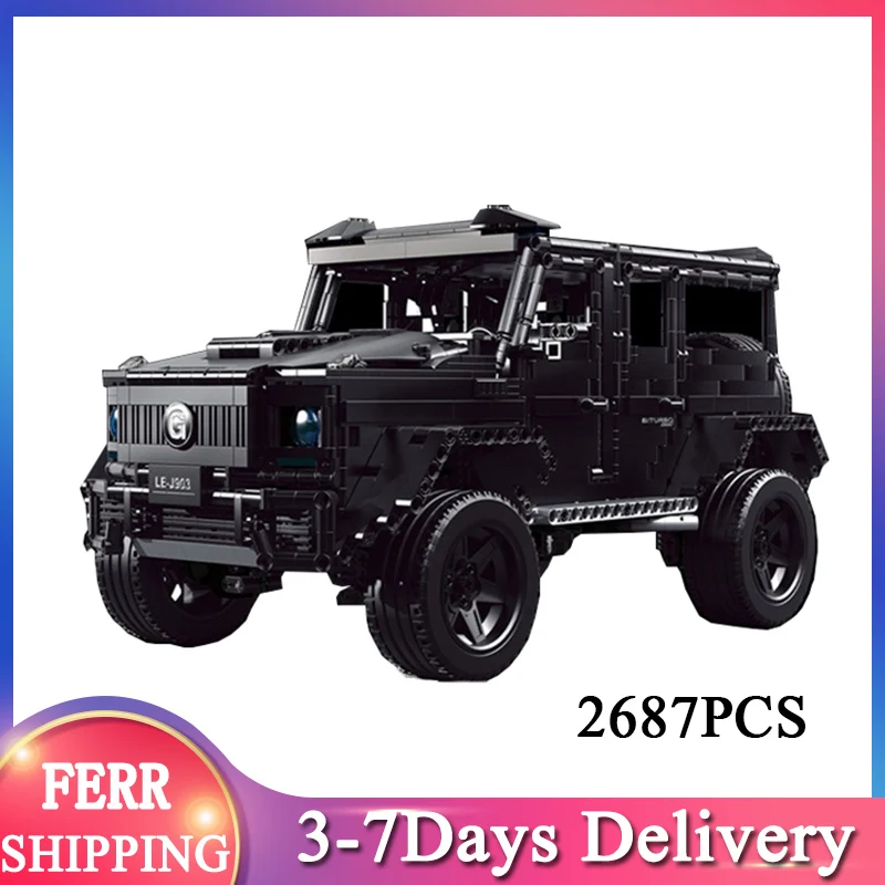 LE-J903H MOC техническая серия, строительные блоки, кирпичи, модель MANSORY, внедорожник, 2687 шт., игрушка для детей, подарки на день рождения
LE-J903H MOC техническая серия, строительные блоки, кирпичи, модель MANSORY, внедорожник, 2687 шт., игрушка для детей, подарки на день рождения