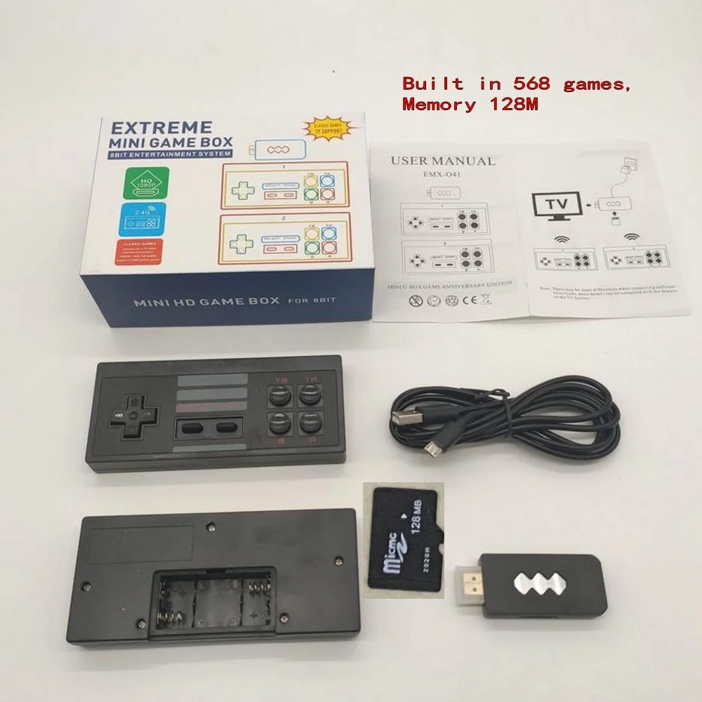 USB Беспроводная портативная ТВ-видеоконсоль для NES ретро-консоль портативная ретро-консоль для игр поддержка скачивания игр
USB Беспроводная портативная ТВ-видеоконсоль для NES ретро-консоль портативная ретро-консоль для игр поддержка скачивания игр
